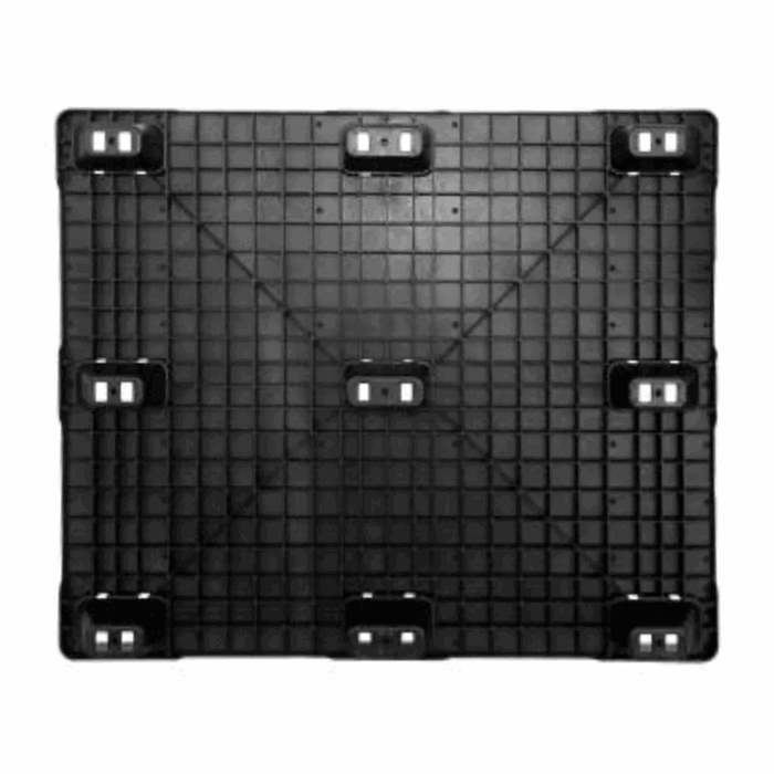 PALLET LISO PARA CHÃO – 09 SAPATAS – PRETO - Imagem 2