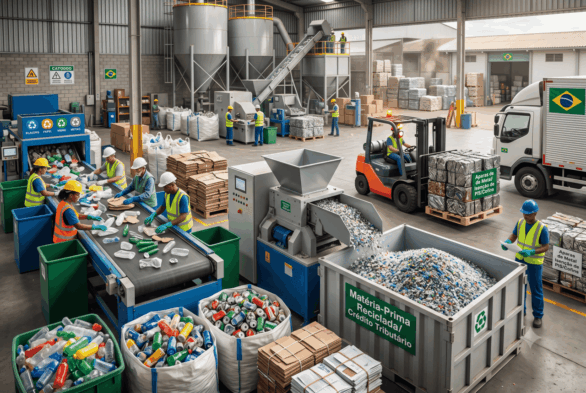 Nova era na Economia Circular Como a Lei nº 15.394/2026 alivia impostos e impulsiona o setor de reciclagem.