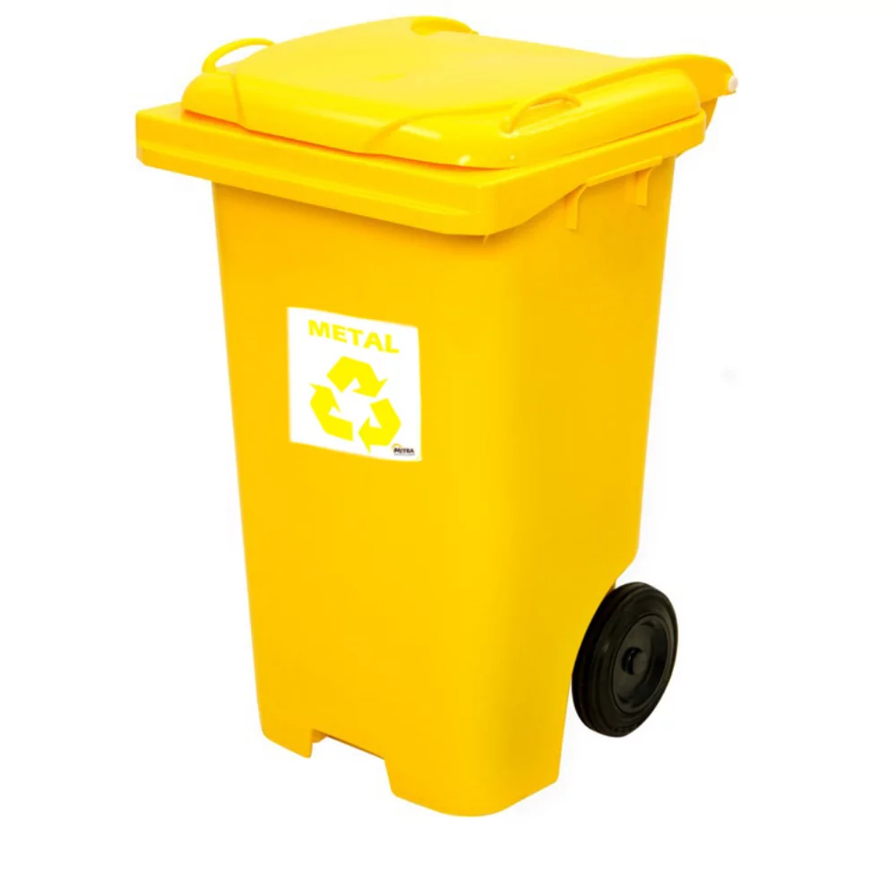 CARRINHO COLETOR DE LIXO COM RODA 120 LITROS - Imagem 2