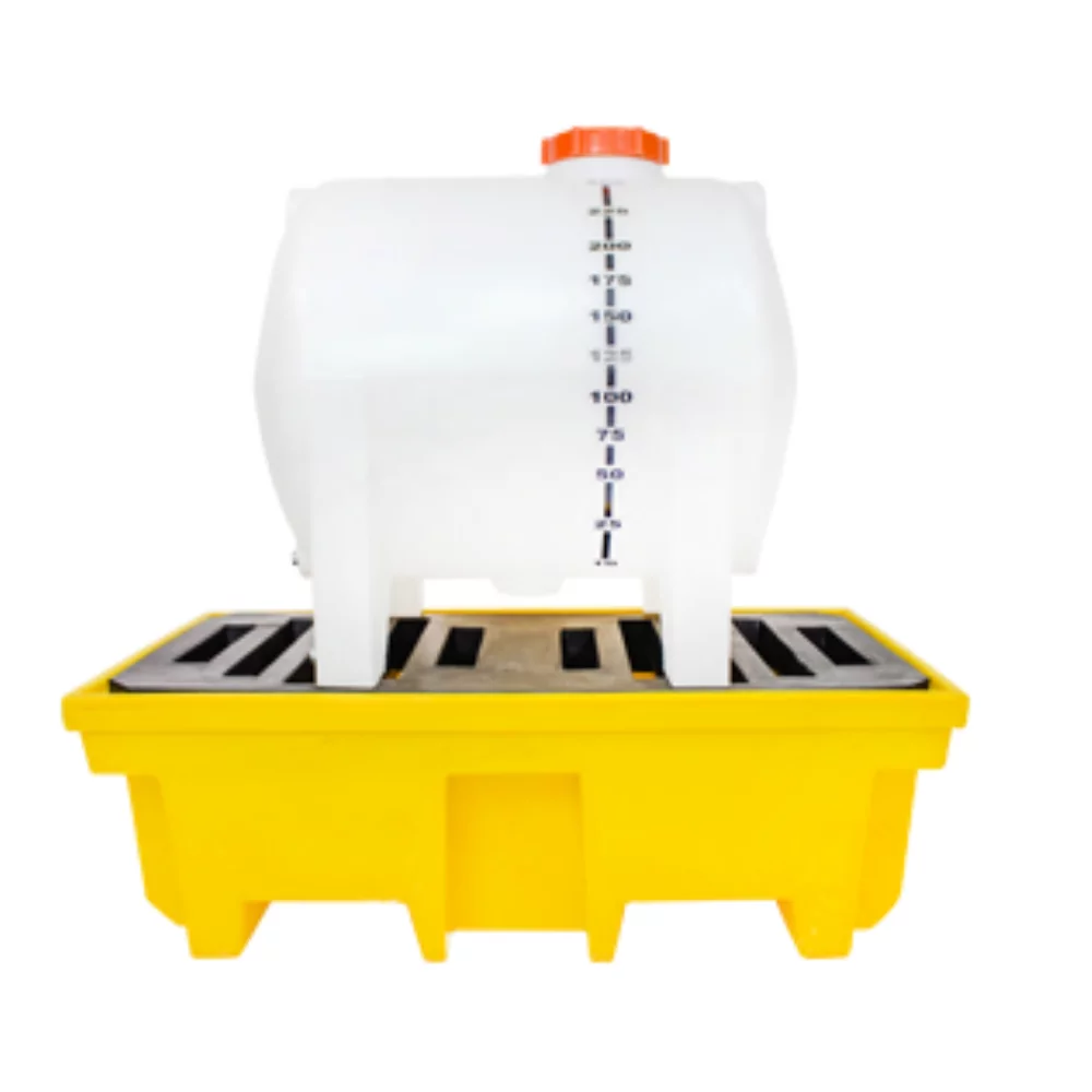 PALLET DE CONTENÇÃO 02 TAMBORES - RESERVATÓRIO 250 LITROS - Imagem 4