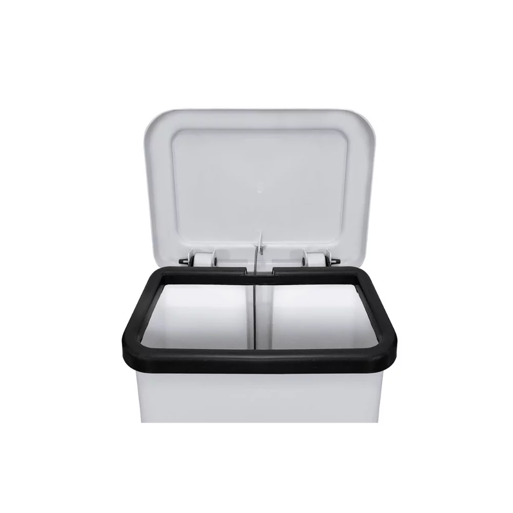 LIXEIRA COM PEDAL E ARO RETANGULAR  – 50 LITROS - Imagem 2