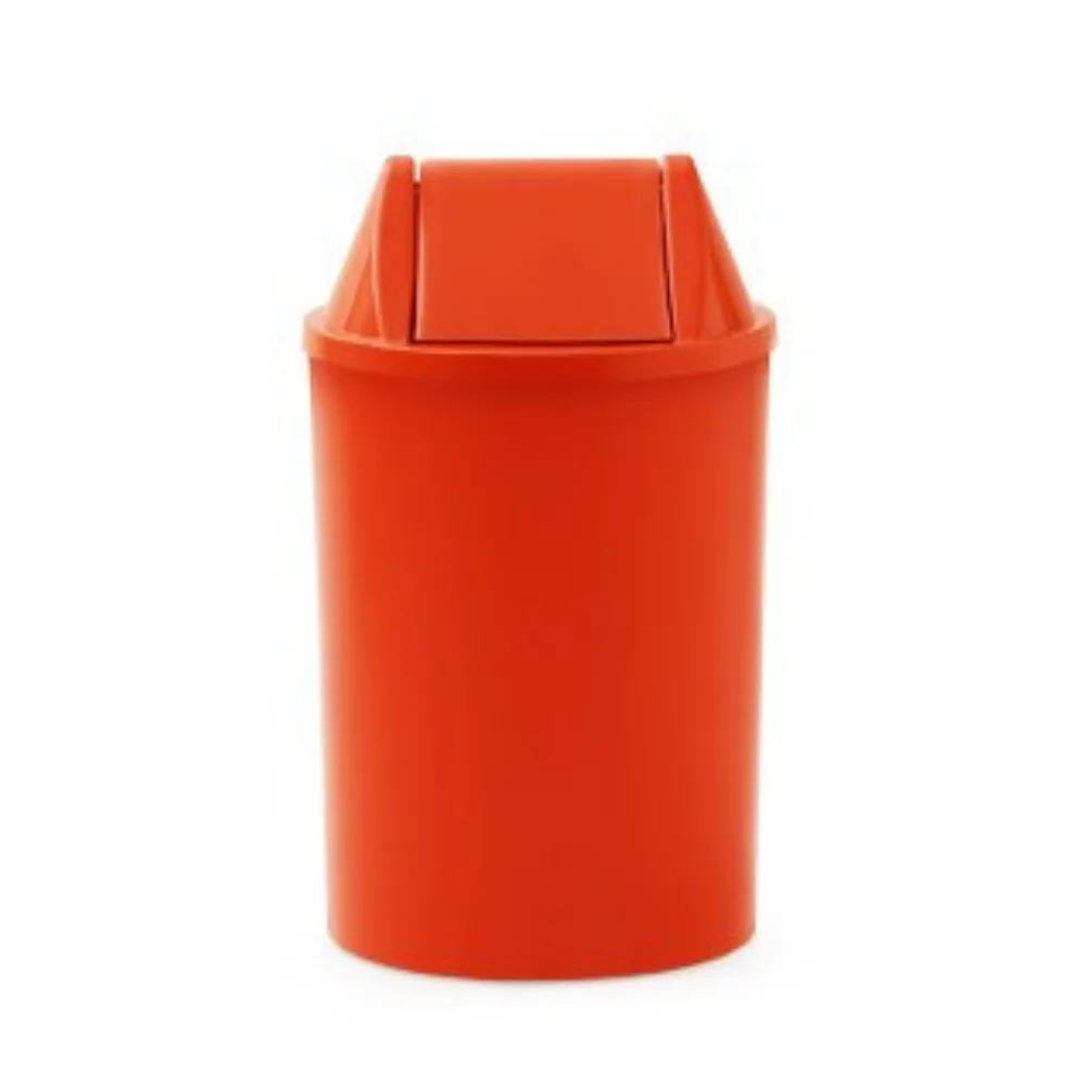 LIXEIRA TUBULAR PLASTICA 13 LITROS COM TAMPA BÁSCULA - Imagem 9