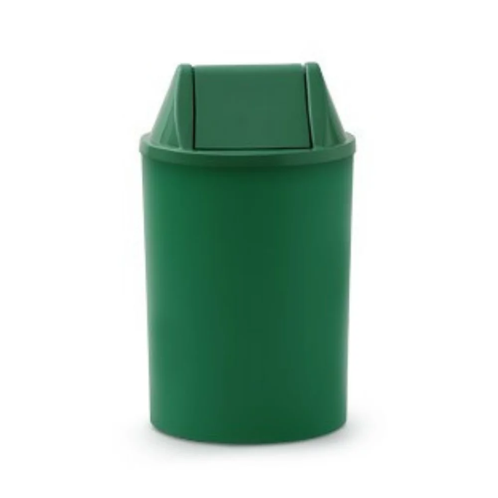 LIXEIRA TUBULAR PLASTICA 13 LITROS COM TAMPA BÁSCULA - Imagem 5