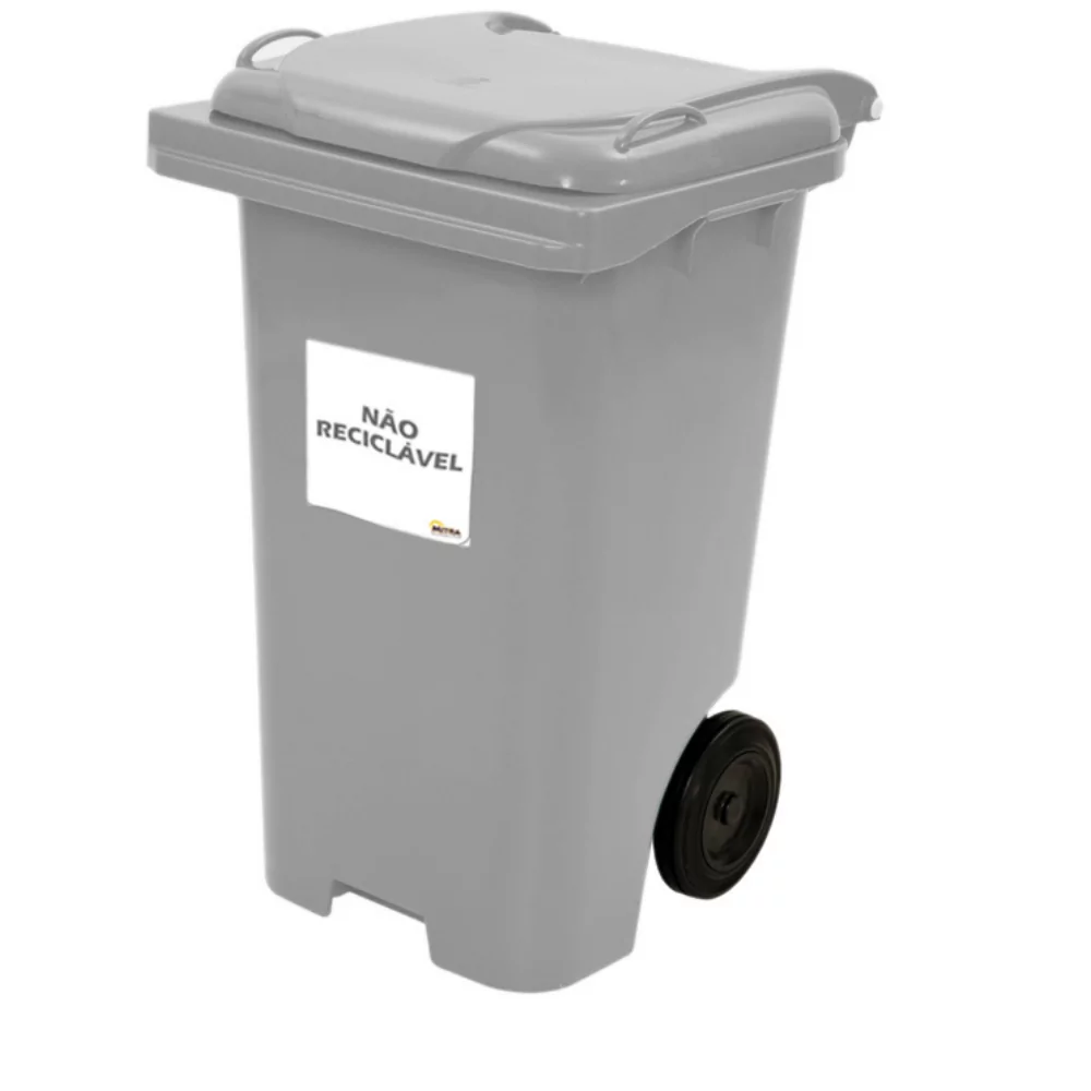 CARRINHO COLETOR DE LIXO COM RODA 120 LITROS - Imagem 10