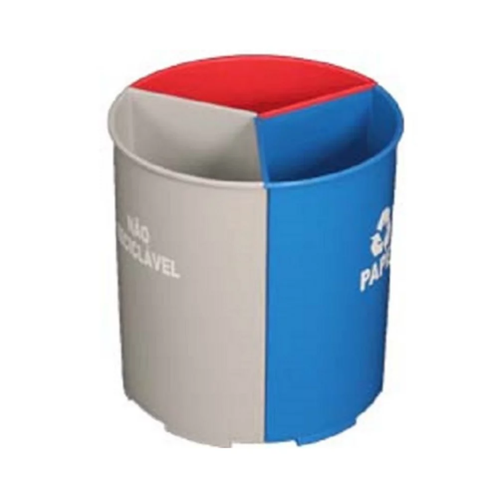 CONJUNTO 03 LIXEIRAS 08 LITROS MODELO ESTRELA = TOTAL 24 LITROS - Imagem 2