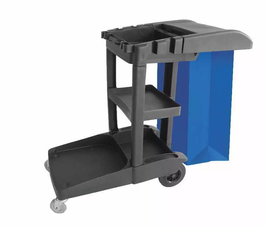 CARRINHO DE LIMPEZA FUNCIONAL COM BOLSA - Imagem 4