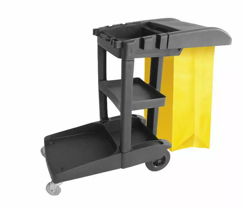 CARRINHO DE LIMPEZA FUNCIONAL COM BOLSA - Imagem 5