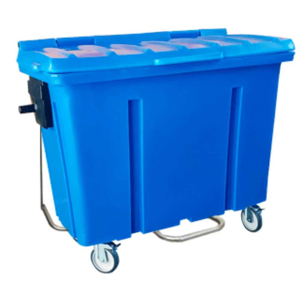 CARRINHO CONTAINER DE LIXO COM PEDAL – 1000 LITROS - Imagem 4