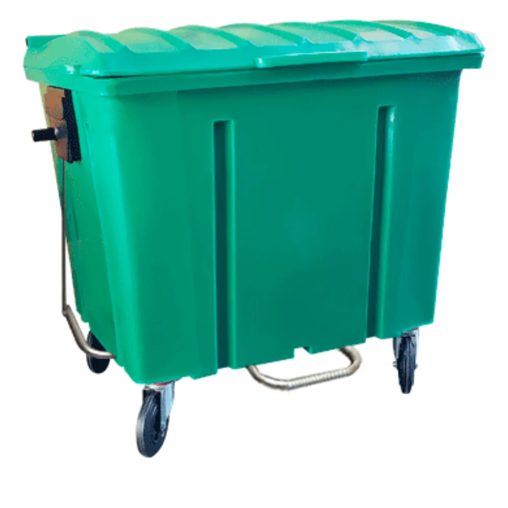 CARRINHO CONTAINER DE LIXO COM PEDAL – 1000 LITROS - Imagem 5