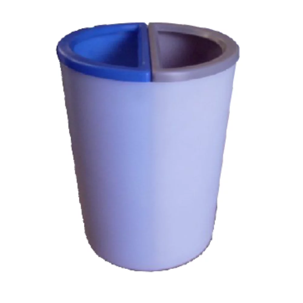 CONJUNTO 02 LIXEIRAS 13 LITROS MODELO ESTRELA = TOTAL 26 LITROS