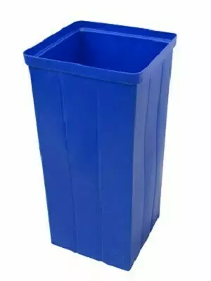 LIXEIRA RETANGULAR 80L - AZUL
