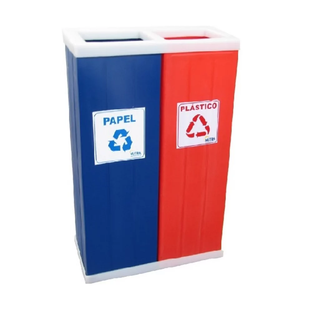 CONJUNTO 02 LIXEIRAS 35 LITROS MODELO LINHA = TOTAL 70 LITROS