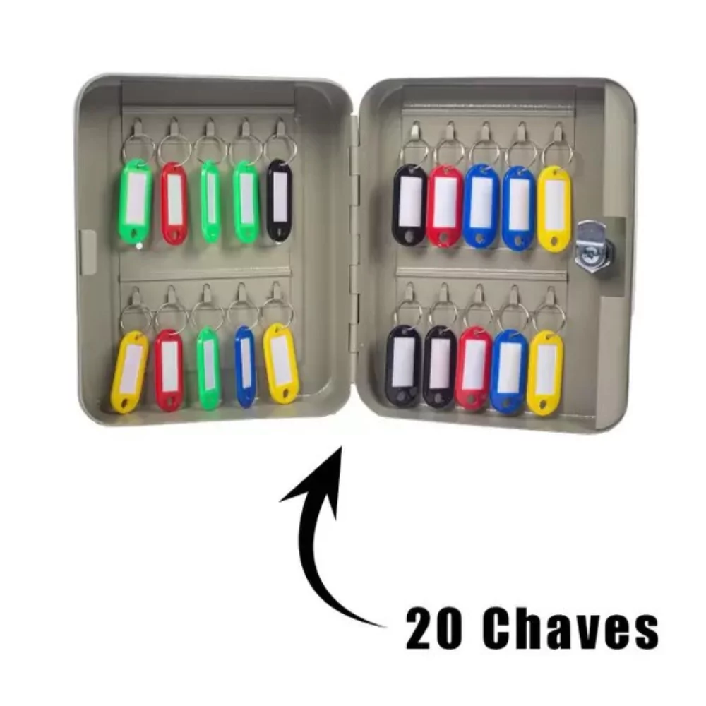 CLAVICULÁRIO ORGANIZADOR PARA 20 CHAVES - QUADRO DE CHAVES - Imagem 2