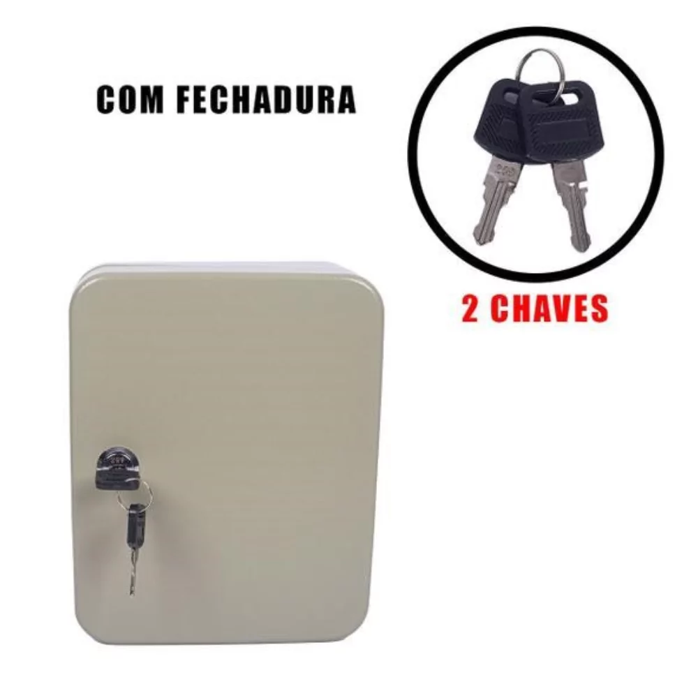 CLAVICULÁRIO ORGANIZADOR PARA 20 CHAVES - QUADRO DE CHAVES - Imagem 3